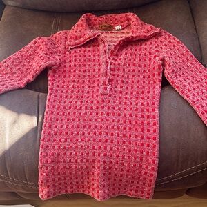 Missoni Kids Textured Pink Sweater